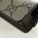 GUCCI GG Supreme Dice Case PVC Beige 662292 Auth 176770M-16
