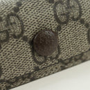 GUCCI GG Supreme Dice Case PVC Beige 662292 Auth 176770M-17