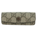 GUCCI GG Supreme Dice Case PVC Beige 662292 Auth 176770M-13