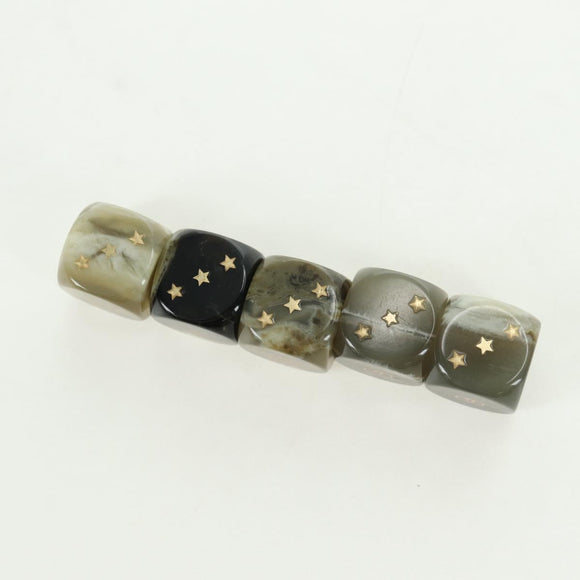 GUCCI GG Supreme Dice Case PVC Beige 662292 Auth 176770M