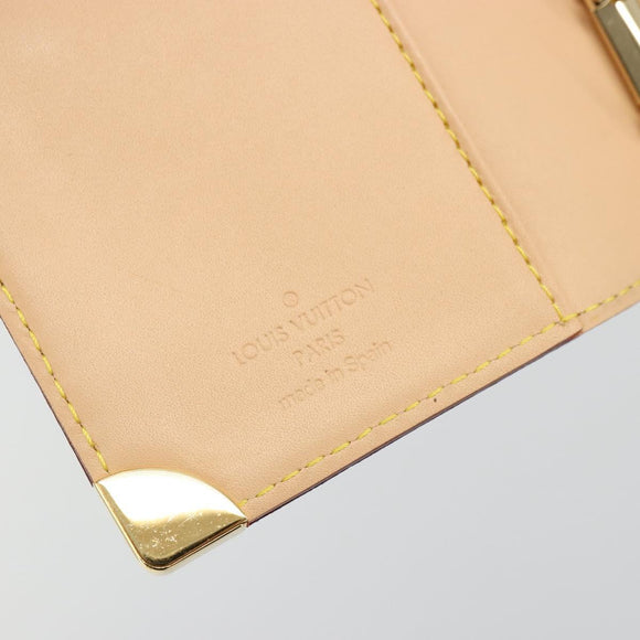 LOUIS VUITTON Monogram Multicolor Agenda PM Day Cover Black R20895 Auth 176772V