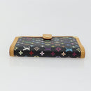 LOUIS VUITTON Monogram Multicolor Agenda PM Day Cover Black R20895 Auth 176772V-4