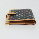LOUIS VUITTON Monogram Multicolor Agenda PM Day Cover Black R20895 Auth 176772V-5
