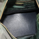 PRADA Shoulder Bag Nylon 2way Green Gold Auth 176782-11