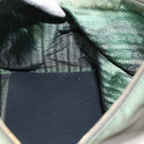 PRADA Shoulder Bag Nylon 2way Green Gold Auth 176782-22