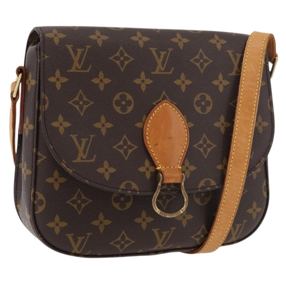 LOUIS VUITTON Monogram Saint Cloud GM Shoulder Bag M51242 LV Auth 176784