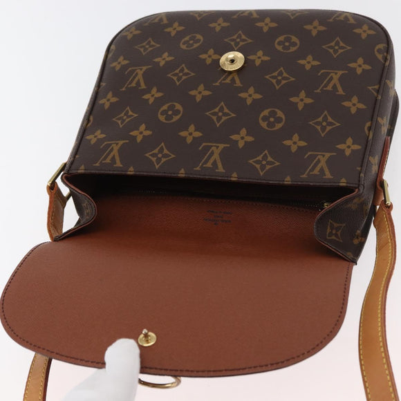 LOUIS VUITTON Monogram Saint Cloud GM Shoulder Bag M51242 LV Auth 176784