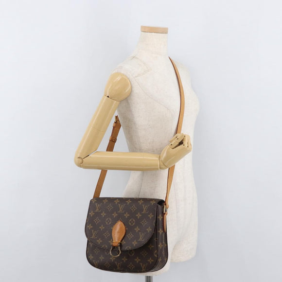 LOUIS VUITTON Monogram Saint Cloud GM Shoulder Bag M51242 LV Auth 176784