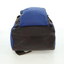 PRADA Backpack Canvas Blue Silver Auth 176786-7
