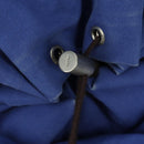 PRADA Backpack Canvas Blue Silver Auth 176786-23