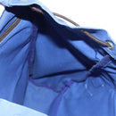 PRADA Backpack Canvas Blue Silver Auth 176786-26