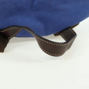 PRADA Backpack Canvas Blue Silver Auth 176786-9