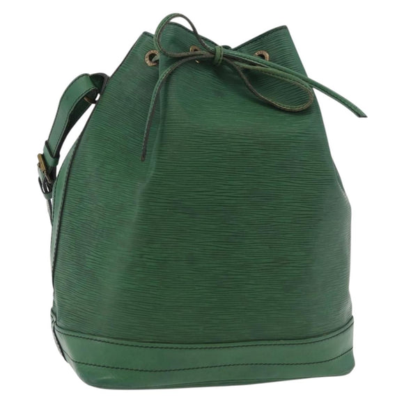 LOUIS VUITTON Epi Noe Umhängetasche Grün M44004 LV Auth 176788