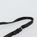 Salvatore Ferragamo Gancini Sofia Hand Bag Leather 2way Black Gold Auth 176789-15