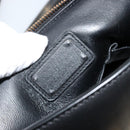Salvatore Ferragamo Gancini Sofia Hand Bag Leather 2way Black Gold Auth 176789-23