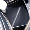 Salvatore Ferragamo Gancini Sofia Hand Bag Leather 2way Black Gold Auth 176789-27