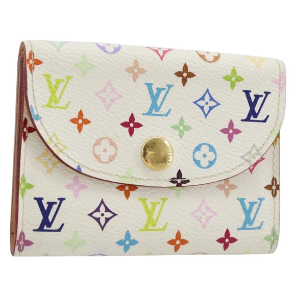 LOUIS VUITTON Multicolor Anvelop Cult De Vuitto Card Case M66557 LV Auth 176792V