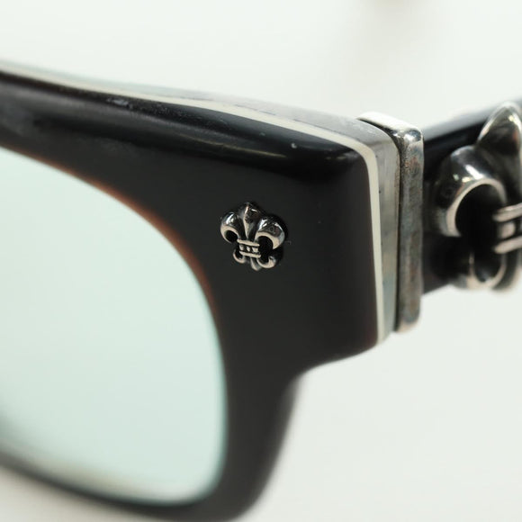 Chrome Hearts BS Flare BANGADANG II Sunglasses plastic Black Auth 176795SM