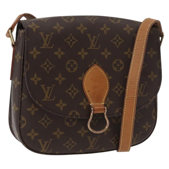 LOUIS VUITTON Monogram Saint Cloud GM Shoulder Bag M51242 LV Auth 176798