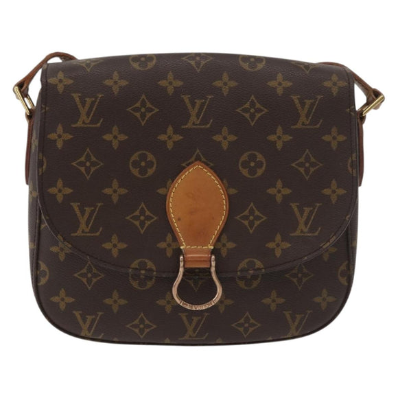 LOUIS VUITTON Monogram Saint Cloud GM Shoulder Bag M51242 LV Auth 176798