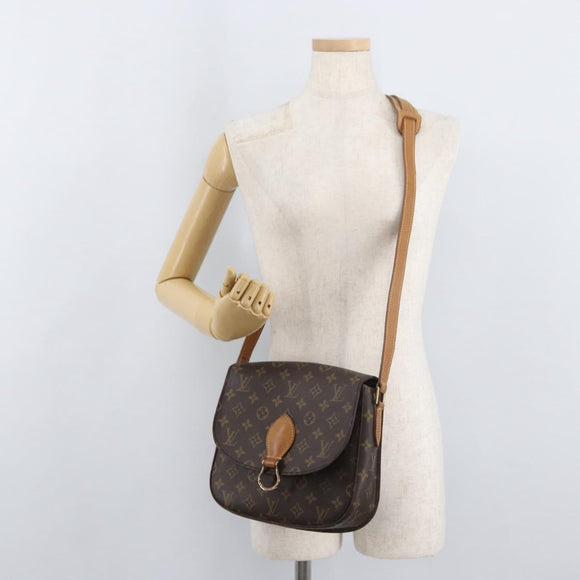 LOUIS VUITTON Monogram Saint Cloud GM Shoulder Bag M51242 LV Auth 176798