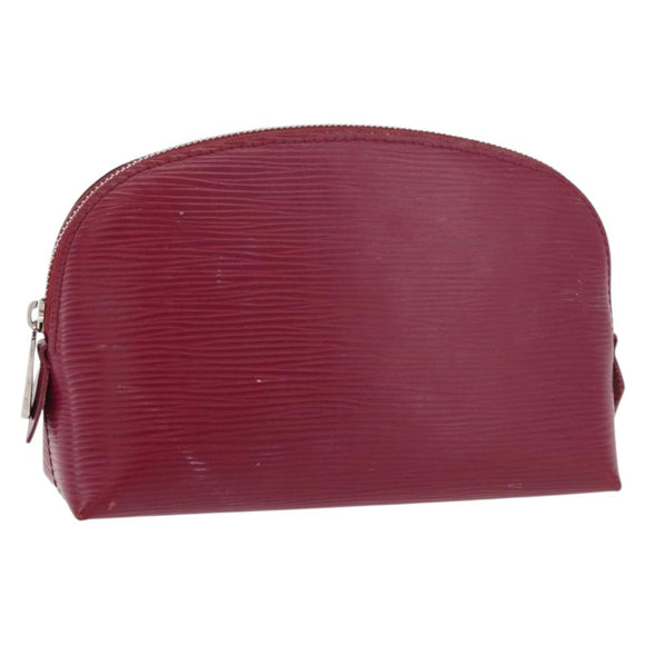 LOUIS VUITTON Epi Pochette Cosmetic PM Cosmetic Pouch Fuchsia M41114 Auth 176801