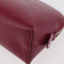 LOUIS VUITTON Epi Pochette Cosmetic PM Cosmetic Pouch Fuchsia M41114 Auth 176801-16