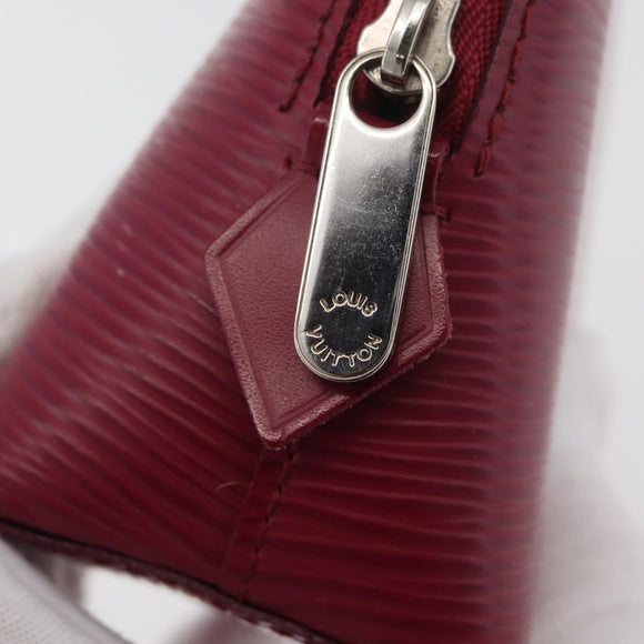 LOUIS VUITTON Epi Pochette Cosmetic PM Cosmetic Pouch Fuchsia M41114 Auth 176801
