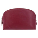 LOUIS VUITTON Epi Pochette Cosmetic PM Cosmetic Pouch Fuchsia M41114 Auth 176801-13