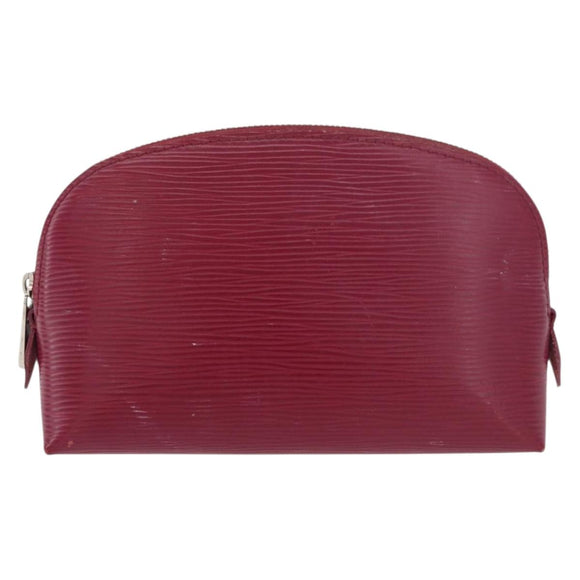 LOUIS VUITTON Epi Pochette Cosmetic PM Cosmetic Pouch Fuchsia M41114 Auth 176801