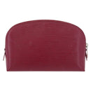 LOUIS VUITTON Epi Pochette Cosmetic PM Cosmetic Pouch Fuchsia M41114 Auth 176801-2