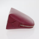 LOUIS VUITTON Epi Pochette Cosmetic PM Cosmetic Pouch Fuchsia M41114 Auth 176801-3