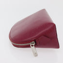 LOUIS VUITTON Epi Pochette Cosmetic PM Cosmetic Pouch Fuchsia M41114 Auth 176801-4
