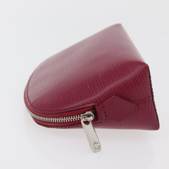 LOUIS VUITTON Epi Pochette Cosmetic PM Cosmetic Pouch Fuchsia M41114 Auth 176801