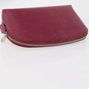 LOUIS VUITTON Epi Pochette Cosmetic PM Cosmetic Pouch Fuchsia M41114 Auth 176801-5