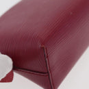 LOUIS VUITTON Epi Pochette Cosmetic PM Cosmetic Pouch Fuchsia M41114 Auth 176801-7