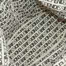 FENDI FENDISSIME Tote Bag Nylon White CC Auth 176808-10