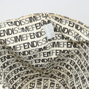 FENDI FENDISSIME Tote Bag Nylon White CC Auth 176808-17