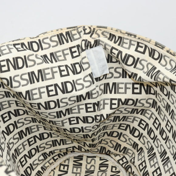 FENDI FENDISSIME Tote Bag Nylon White CC Auth 176808