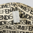 FENDI FENDISSIME Tote Bag Nylon White CC Auth 176808-12