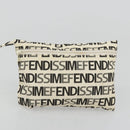 FENDI FENDISSIME Tote Bag Nylon White CC Auth 176808-18