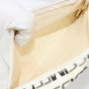 FENDI FENDISSIME Tote Bag Nylon White CC Auth 176808-21