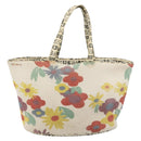 FENDI FENDISSIME Tote Bag Nylon White CC Auth 176808-13