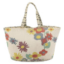 FENDI FENDISSIME Tote Bag Nylon White CC Auth 176808-2