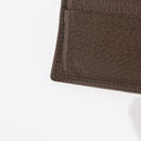 GUCCI Web Sherry Line GG Supreme Compact Wallet PVC Beige Red 597609 Auth 176813-9