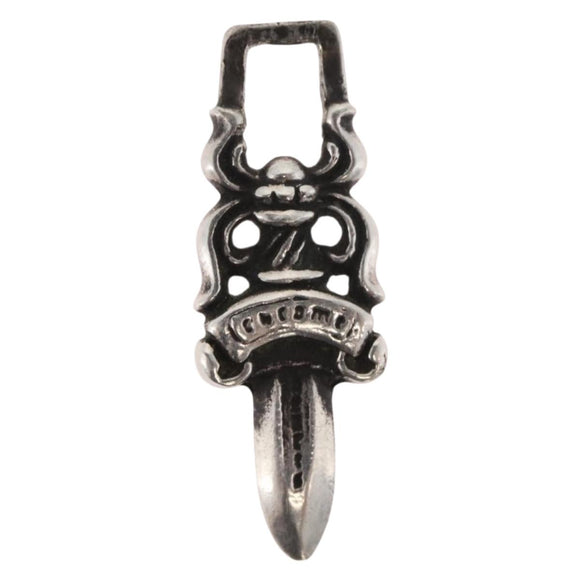 Chrome Hearts Dagger Charm Hanger bovenzijde Ag925 Zilver Auth 176815SM
