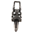 Chrome Hearts Dagger Charm Hanger bovenzijde Ag925 Zilver Auth 176815SM-3