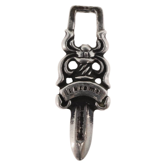 Chrome Hearts Dagger Charm Hanger bovenzijde Ag925 Zilver Auth 176815SM