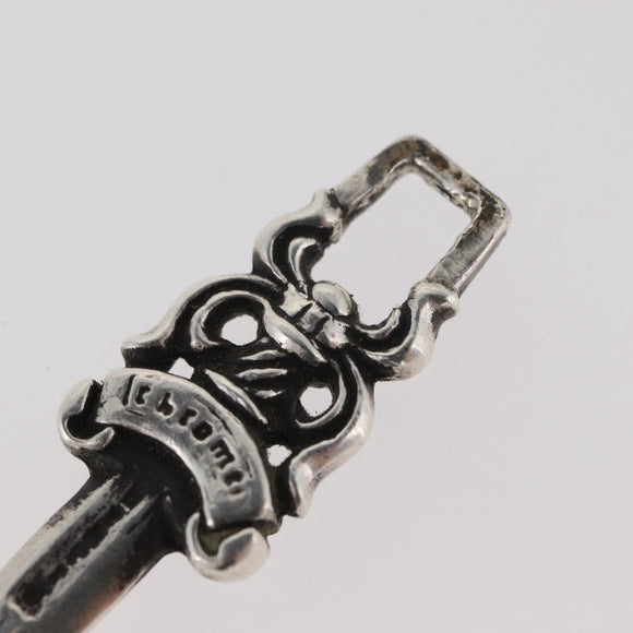 Chrome Hearts Dagger Charm Hanger bovenzijde Ag925 Zilver Auth 176815SM