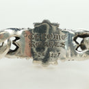 Chrome Hearts Keeper Link ID Bracelet Ag925 4 Links Silver Auth 176817SM-13